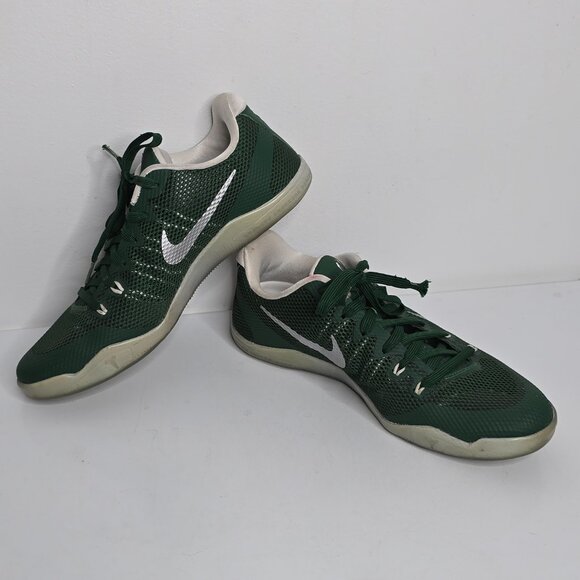 Nike Kobe 11 TB Gorge Green Metallic Silver Mens 10 856485-331 Sneakers FLAWS main image 12